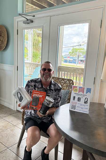 Congratulations to Ed McNair, Winner of our Memorial Day Raffle Contest!