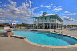 clubhouse pool RV Park Texas City La Marque rv resort near texas city galveston bacliff san leon I45 tanger outlet