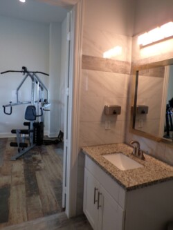 gym RV Park Texas City La Marque rv resort near texas city galveston bacliff san leon I45 tanger outlet